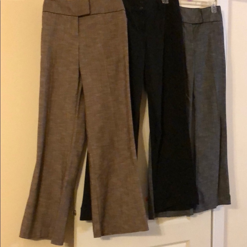 BCX dress pants/slacks x 4 pair all size 9